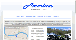 Desktop Screenshot of americanequipment.us